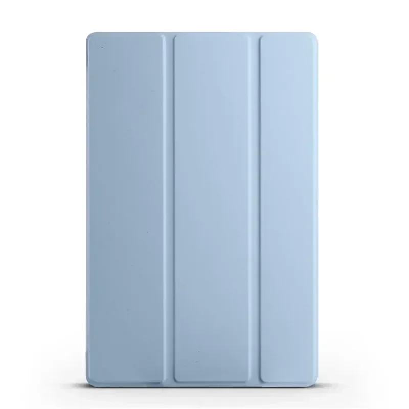 Funda para Samsung Galaxy Tab A9, Funda de cuero PU, Funda trasera de silicona suave con soporte plegable para Funda Galaxy Tab A9 A 9 A9 Plus