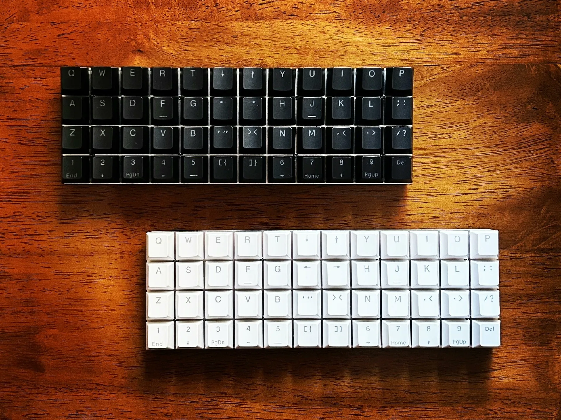 Planck 48 Wired Keyboards Full 1u Orthogonal Inline Keyboard