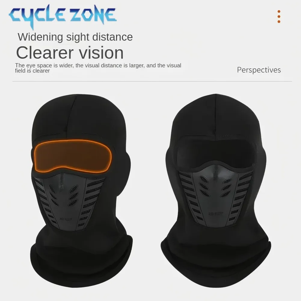 Winter Outdoor Cycling Full Face Mask Windproof Dustproof Keep Warm Face Cover Ski Head Cover Motorcycle Riding Balaclava Cap image 2