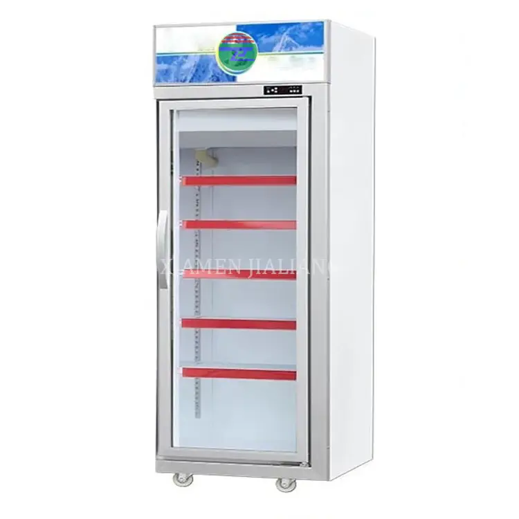 Commercial display cooler display beverage chiller freezer refrigeration glass door display for sale