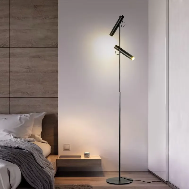 Imagem -02 - Moderno Led Teto Spot Lamp Minimalista Rotatable Canto Sala de Estar Quarto Loja Decor Preto Cabeceira Pendant Lamp