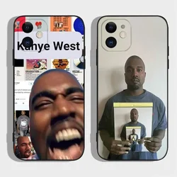 Funny Rapper Kanye West Ye Phone Case for IPhone 16 15 14 13 12 11 Pro Max Mini 8 7 Plus SE2 X XS MAX Silcone Soft Covers Fundas