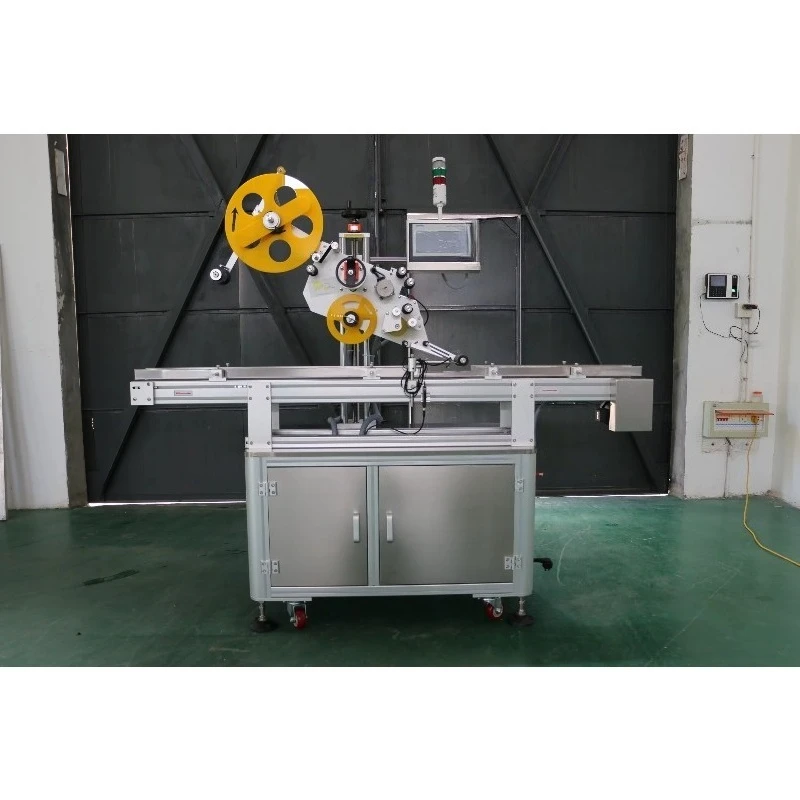 Boxes Cartons Food Boxes Bags Top Surface Labeling Machine with Printer Print Batch Number