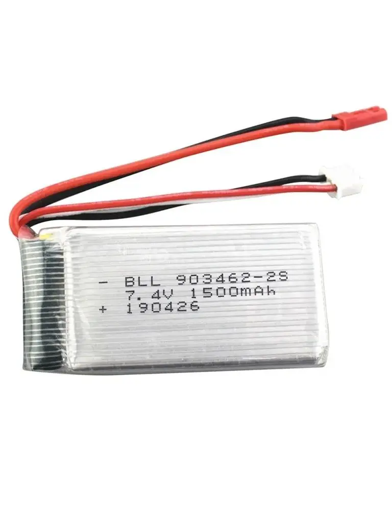 WLtoys V913 RC Helicopter L959 L969 L202 VL912 RC Car 7.4V Lipo 1500mAh Battery  And 1 To 3 Charger Line Spare Parts