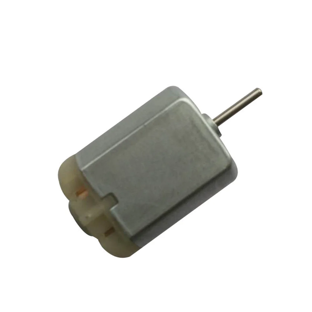 DC 12V 90mA 12500RPM Speed 2mm Dia Axle Micro Motor Replacement Silver Tone
