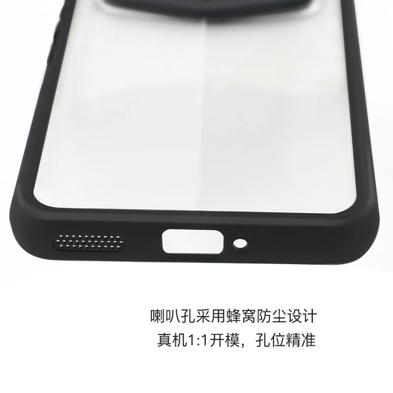 Luxury Lightweight Shockproof Phone Case For Honor Magic 6 RSR Porsche 6.8 inches TPU Frame Hard Plastic Transparent Back Cover view 6