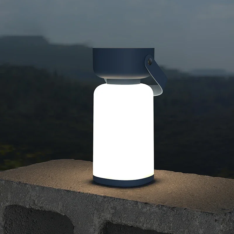 USB Rechargeable LED Camping Light Portable Hanging Emergency Magic Light for Kids Bedroom Bedside Desktop Decoration Table Lamp