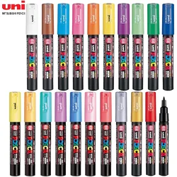 1PCS Uni POSCA Colores Acrylic Marker Pen  PC-1M Plumones Rotuladores POP Poster Pen/Graffiti Advertisement School Art Supplies