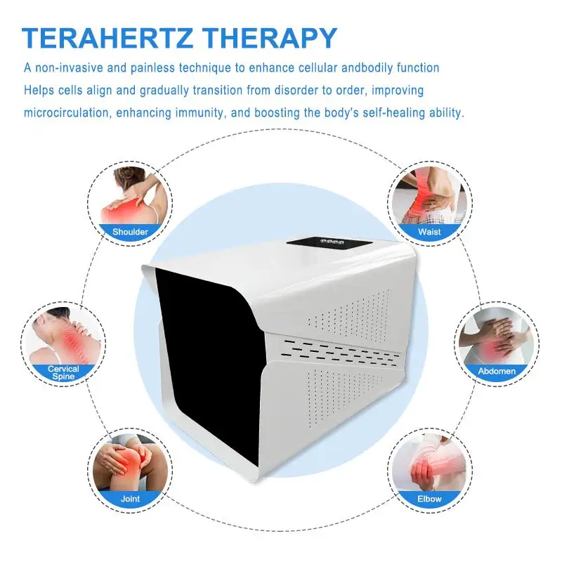 전문 테라헤르츠 치료 800W 고출력 테라헤르츠 장치 대사 부스트 생물학적 에너지 측정기 발 마사지