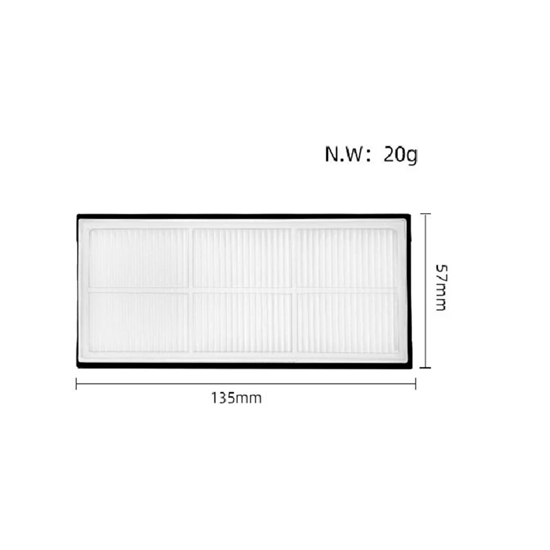 For Roborock S7 Maxv Ultra/T8plus Main White Pentagonal Brush Antibacterial Cloth Disposable Cloth Filter Dusts Bags A