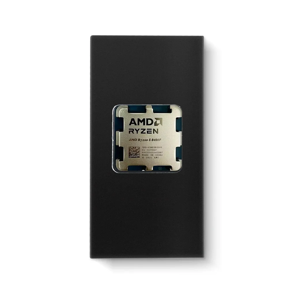 معالج AMD Ryzen 5 8400F 6-Cores 12-Threads جديد 4.2 جيجا هرتز للكمبيوتر المكتبي مع مقبس AM5 CPU R5 8400f ولكن بدون مبرد