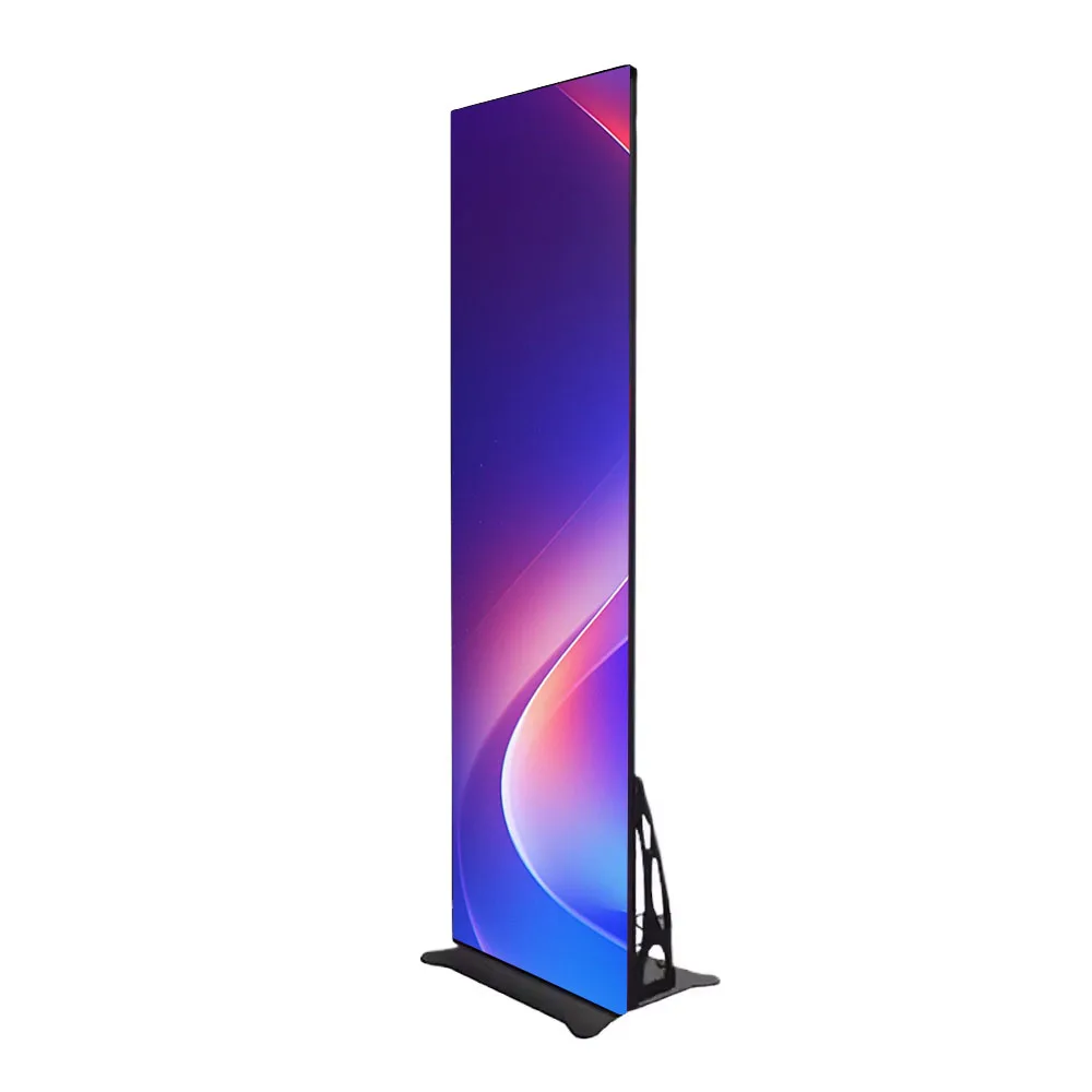 Ultradünner High Definition P2.5 P3.9mm Indoor-Ständer Tragbarer LED-Bildschirm Lieferant Digital Signage LED-Poster-Display