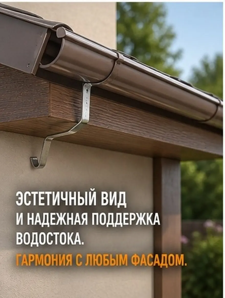 200Mm Gutter Bracket Heavy Duty Roof Gutter Rack Rainwater Holder Drainage Support Frame Accessories Roof Rack