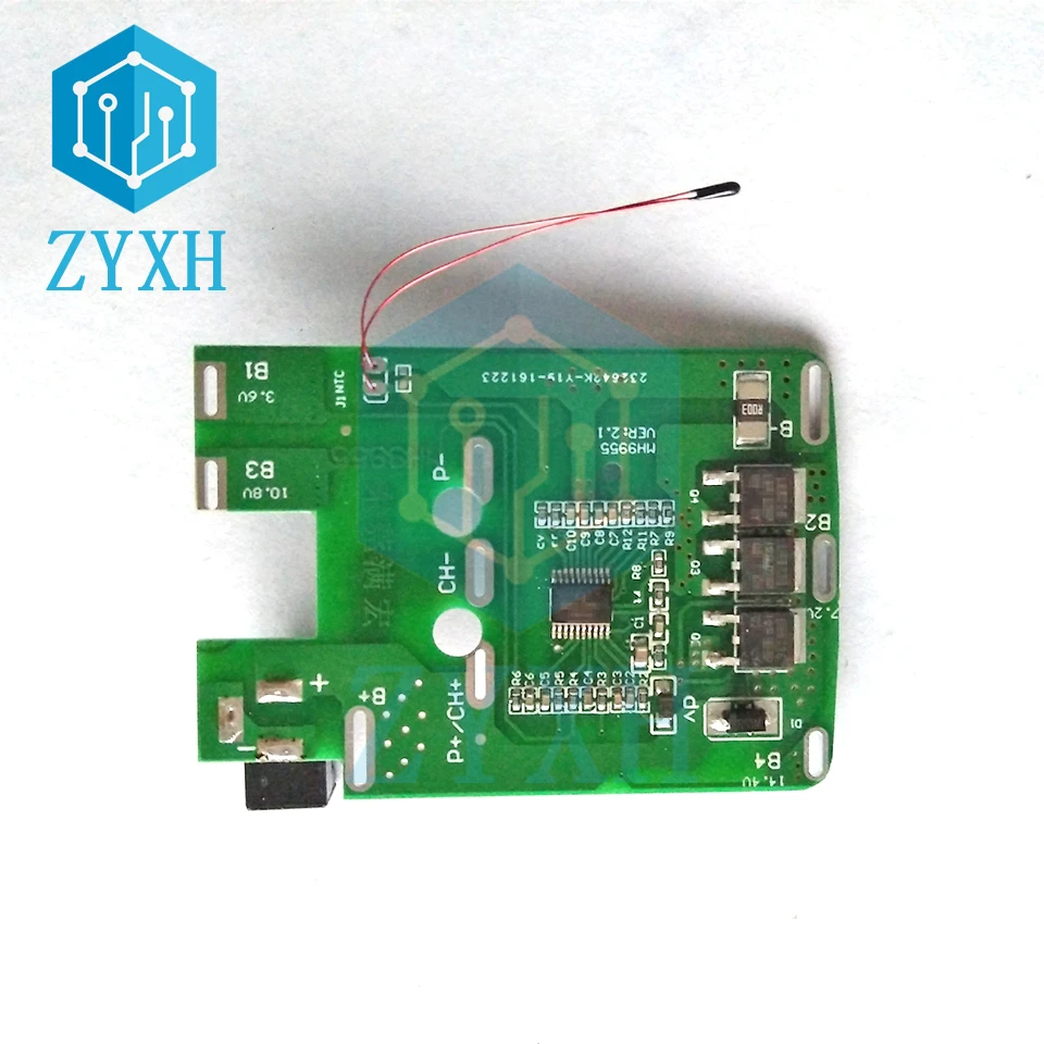 BMS 5S 20A 18V 21V litowo elektryczny śrubokręt ładowania pokładzie przeładowania/zwarcie/temperatura NTC ochrony