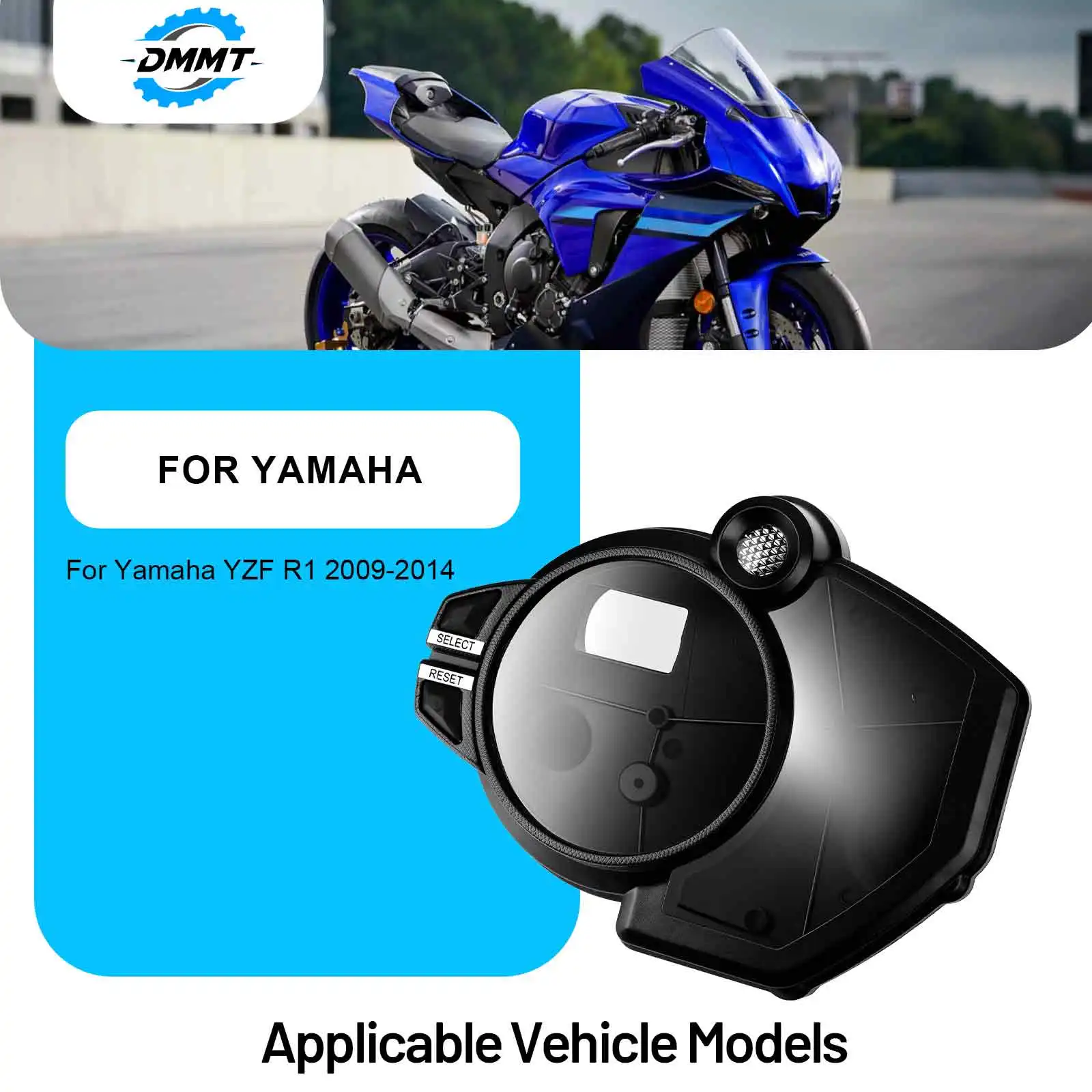 

Мотоциклетный спидометр для Yamaha YZF R1 2009-2014, корпус спидометра мотоцикла, крышка, аксессуары для мотоциклов