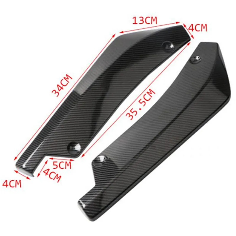 2pc Car Styling Car Rear Bumper Spoiler Accessories For Jaguar XF XFL XE XJ XJL F-Pace F pace fpace X761 XJ6 XKR XK8 X320 X308