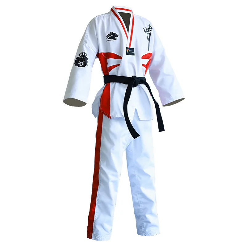 2023 High Quality WTF Taekwondo Uniform Martial Arts Dobok Exquisite Embroidery TKD Suit For Adult Kids