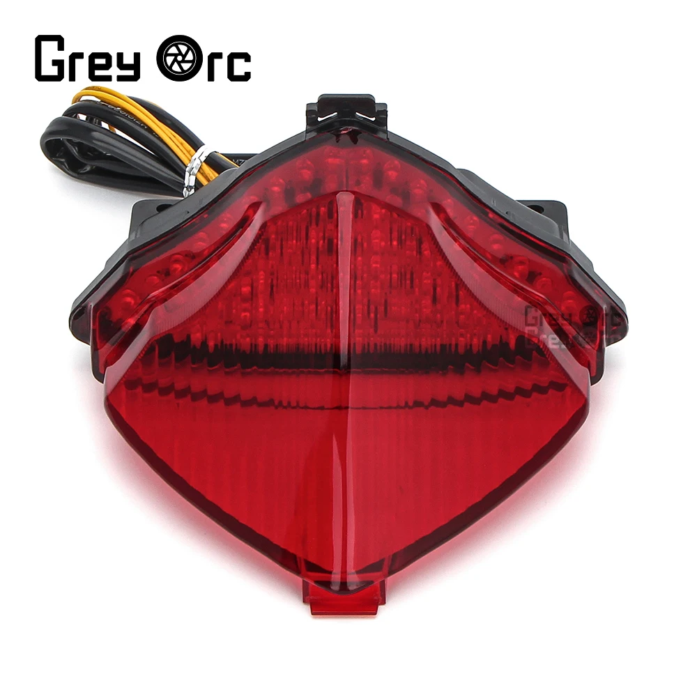 For Yamaha YZF R1 YZF-R1 2004 2005 2006 Motorcycle Rear Tail Light Brake Turn Signals Lamp Integrated Lights LED Taillight