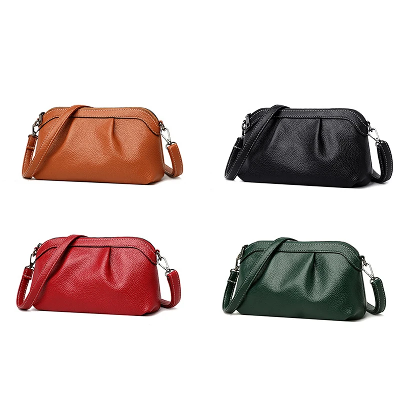 PU Leather Ladies Crossbody Bag Small Bag Fashion Hundred Soft Leather Multifunction Shoulder Bag