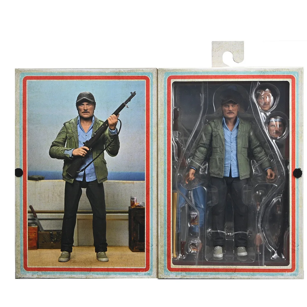 新在庫 Originai ネカ 50th ジョーズサムクイントアニメフィギュアネカ 03336 サメハンターサムクイントアクションフィギュアカスタムおもちゃギフト