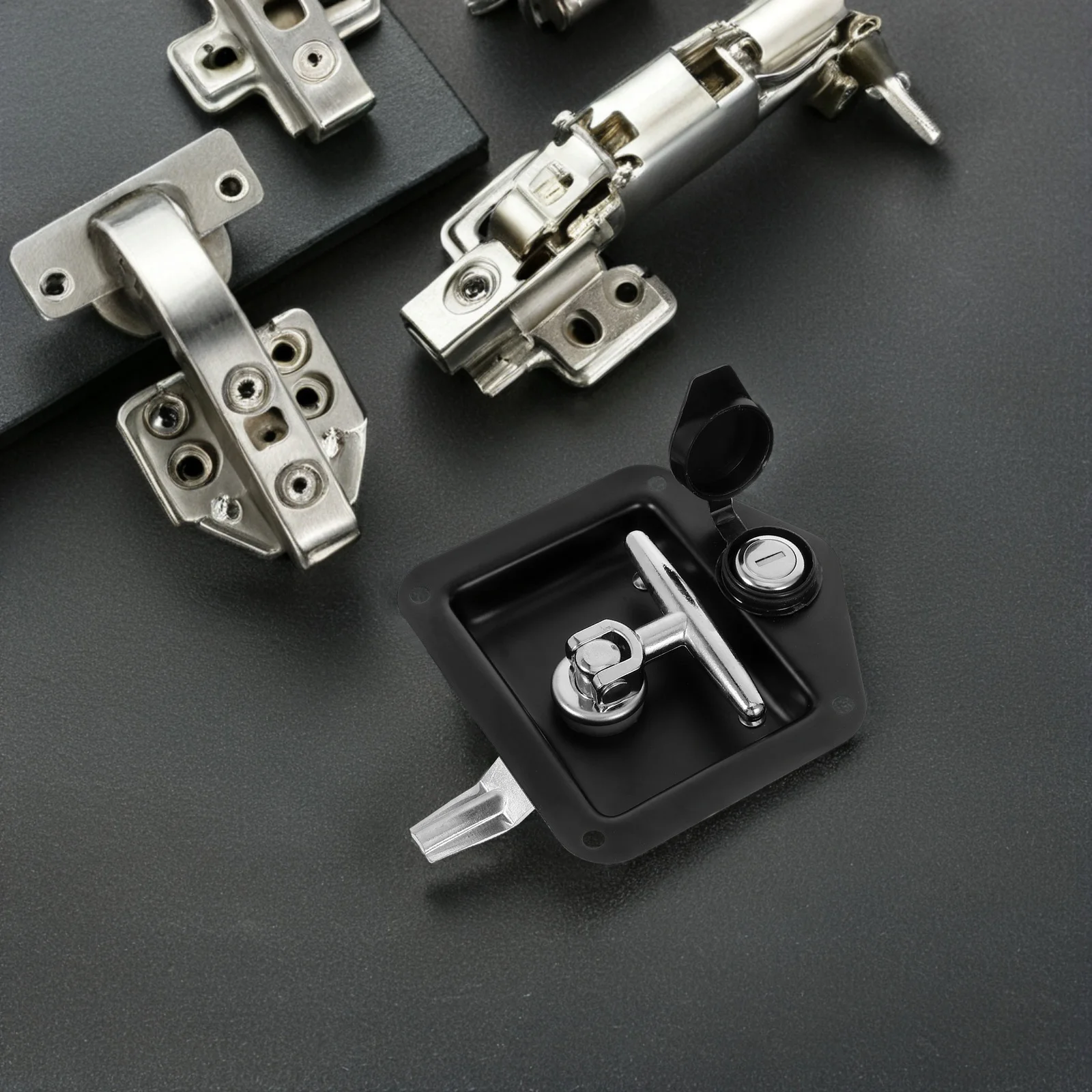 

High Strength Stainless Steel Heavy Duty Universal Fit For Toolboxes Car Doors Industrial Electrical Cabinets Easy Installation