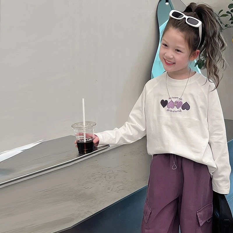 

Print Clothes Girl From 10 To 12 Years Fashion Kids T-shirts Girls Outdoor Children T-shirt Top 6 7 Little Children's Clothing 8