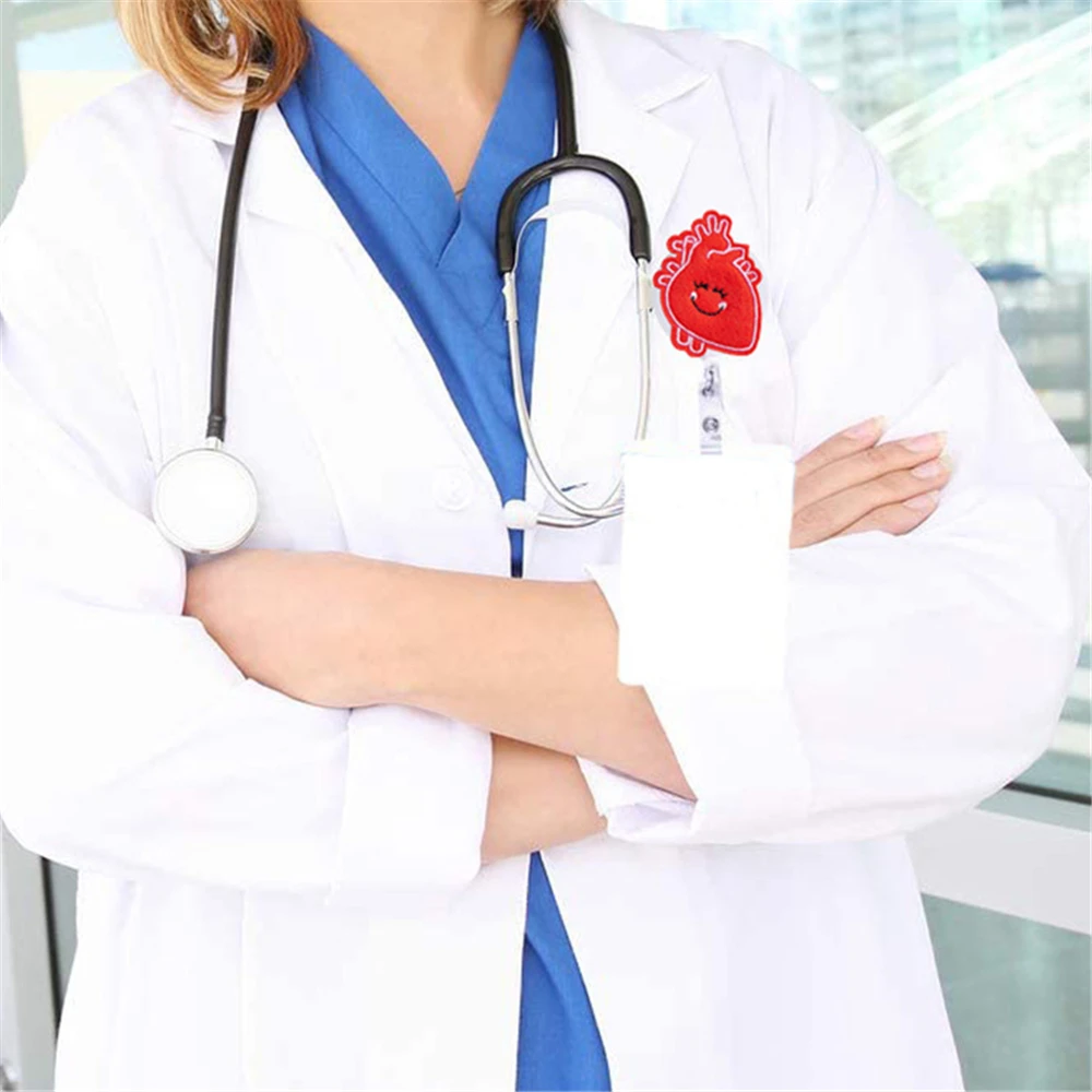 Work Card ID Card Badge Holder Clip Name Card Holder Name Tag Holder Key Chain ID Badge Holder Nurse Doctor Retractable Badge