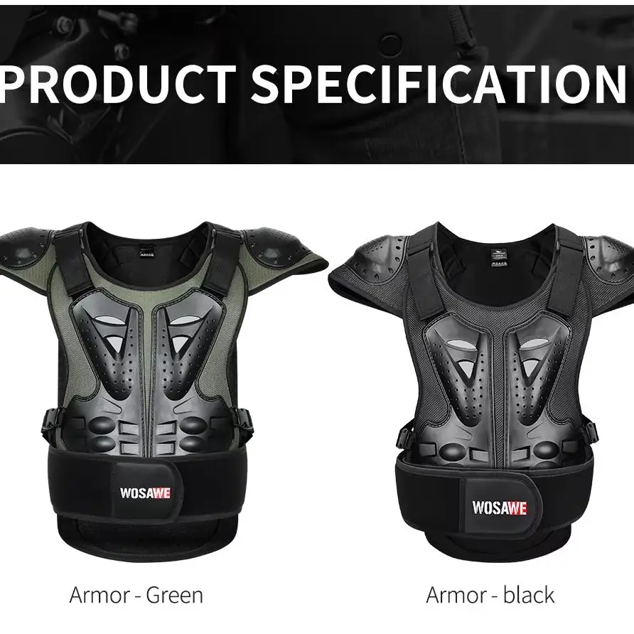WOSAWE Motorcycle Jackets Men's Breathable Jackets Motocross Enduro Racing Moto Chest Vest Equipment Clothes view 5