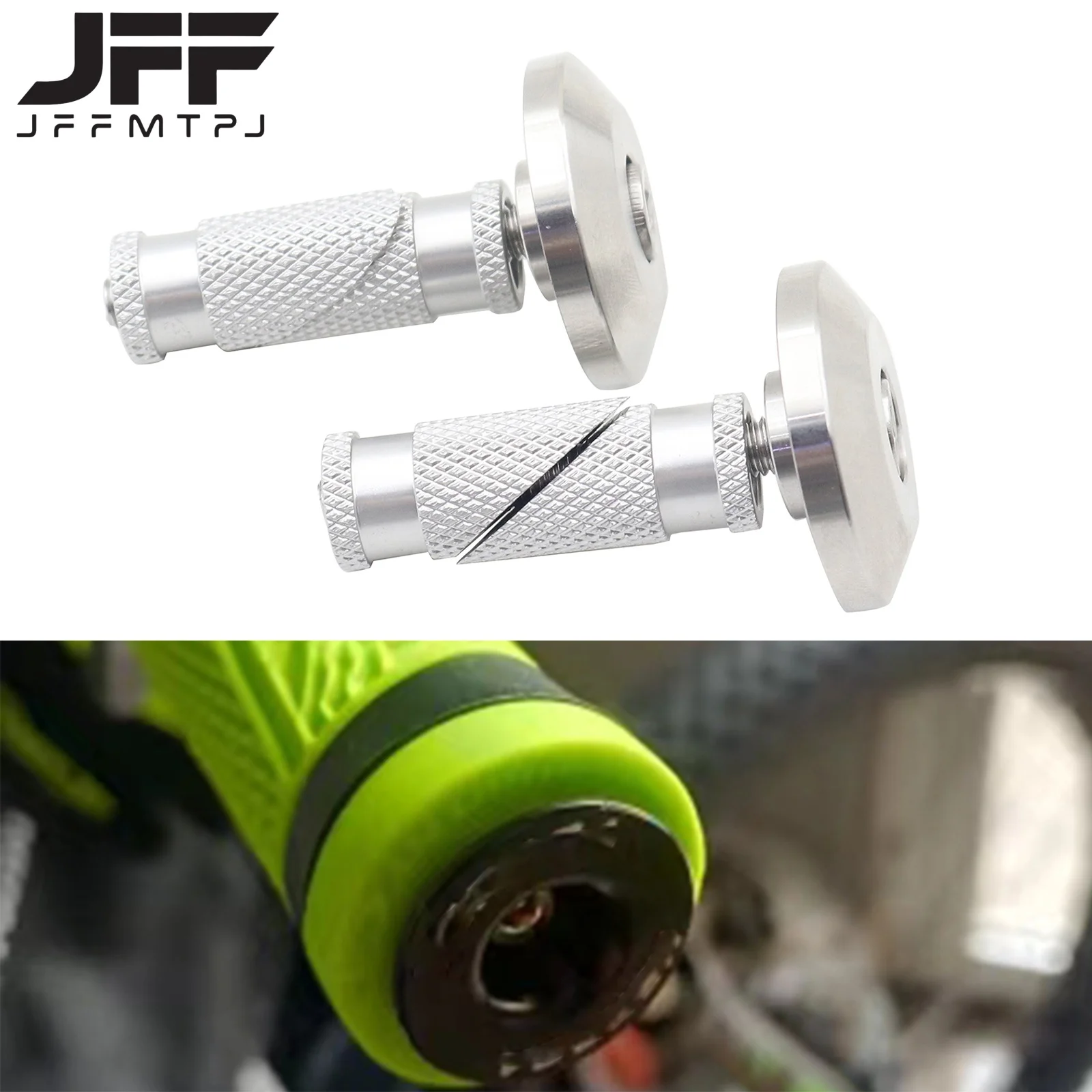 Motorcycle Handlebar Grips Cap Plugs Bar End For KTM EXC Enduro Husqvarna Yamaha Honda Kawasaki Suzuki GasGas Ducati CFMOTO