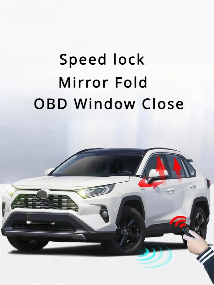 Windows Closer Mirror Folding For Toyota Rav4 2005-2025 Auto remote Window Close Side Mirrors Automatically Hilux parts modified