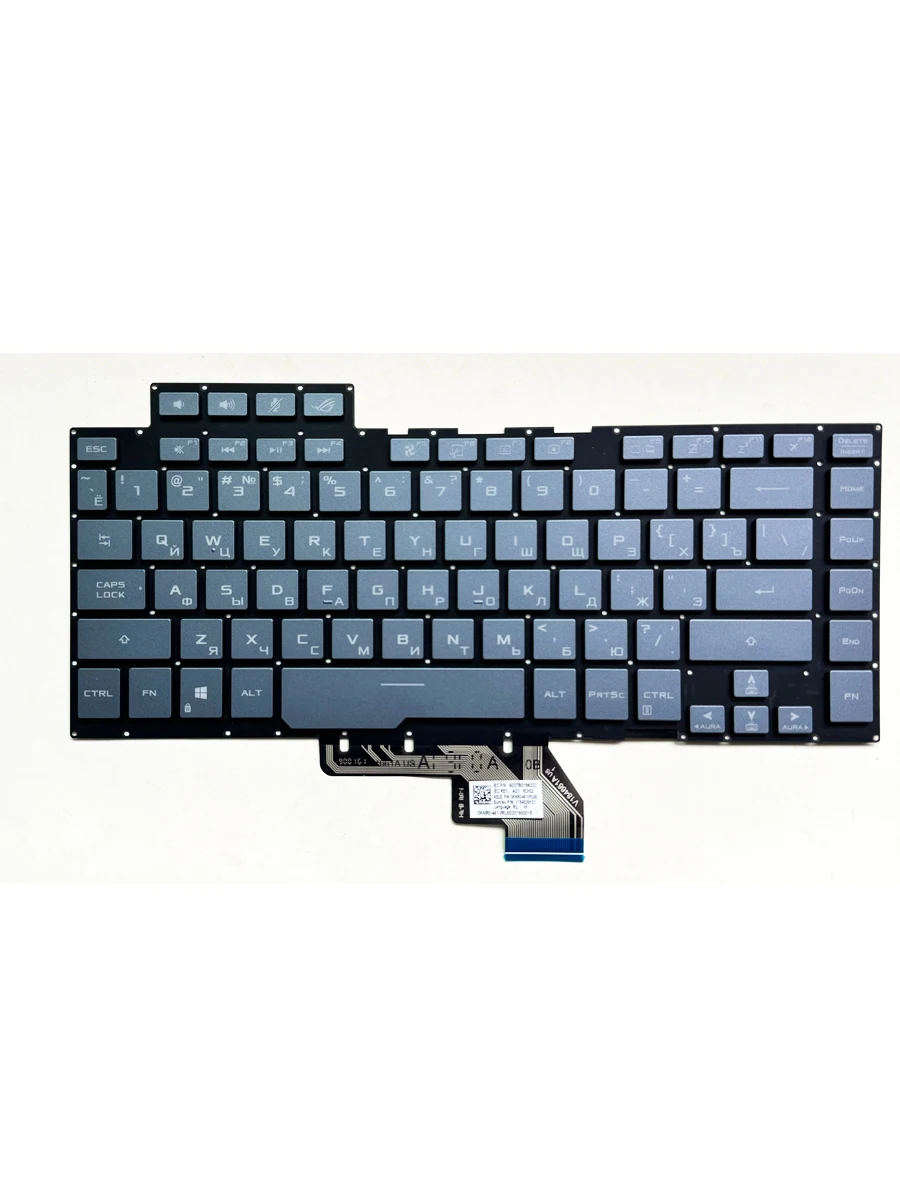 

XIN-Russian RGB Backlit Keyboard For ASUS ROG Zephyrus M15 GU502L GU502LU GU502LV GU502LW GU502LWS GA502 GA502G GU502 GX502