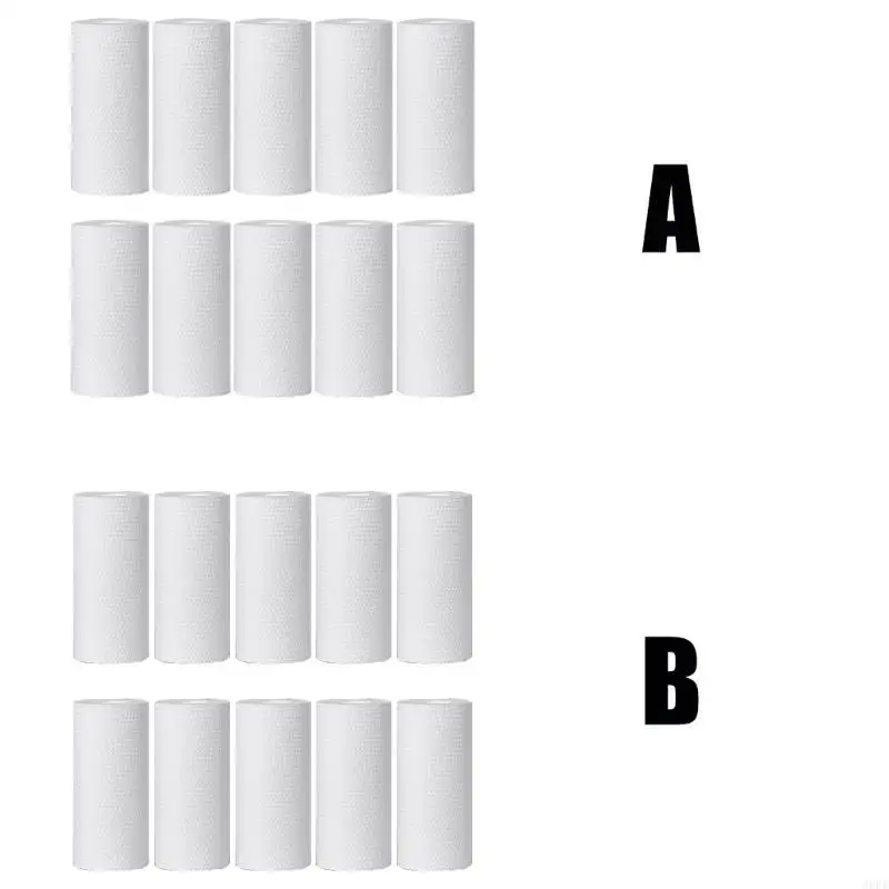 J6PE Pack of 10 High Capacity 5Inch PP Cotton Filter Cartridges Sediment Filter Replacement Suitable for Clean Drinking Water