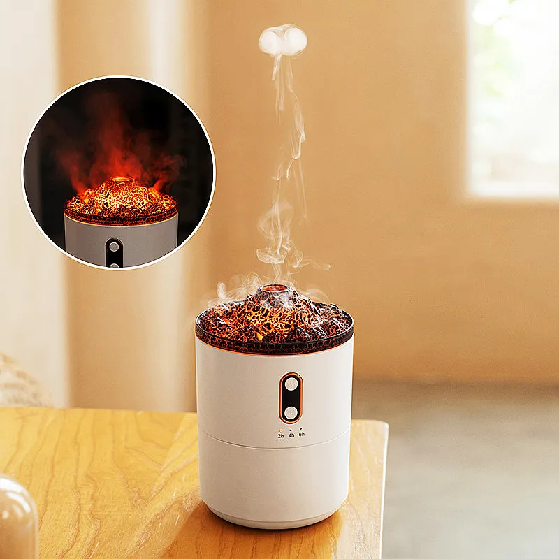 Creative Volcano Aromatherapy Humidifier USB Electric Ultrasonic Aroma Essential Oil Diffuser Home Room Fragrance Air Humidifier
