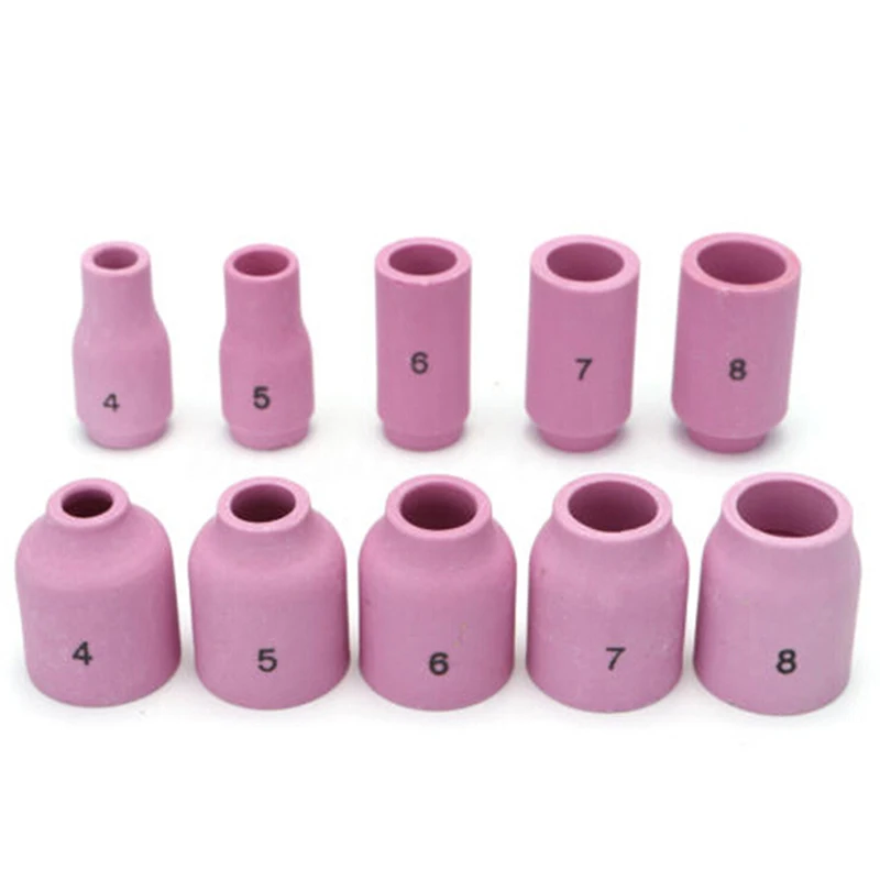 49Pcs/set Tig Welding Torch Stubby Gas Lens Glass Cup Kit for Wp-17/18/26 Welding Gun Accessoriesg