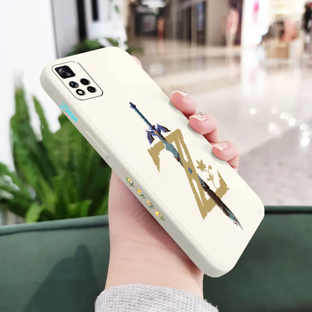 The l-legend Of z-zeldas casing ponsel Xiaomi Redmi Note 13 12 12T 11 11T 11R 11E Pro Plus 10 9 Pro Max 11S 10T 10S 9S sampul cair