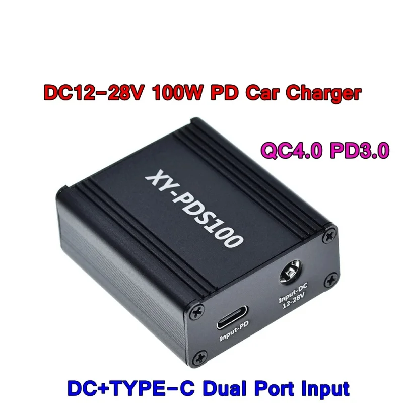 PDS100 QC4.0 QC3.0 Type-C DC12-28V 5A 100W Step Down Mobile phone quick charger module for Huawei SCP/FCP Apple PD Qualcomm