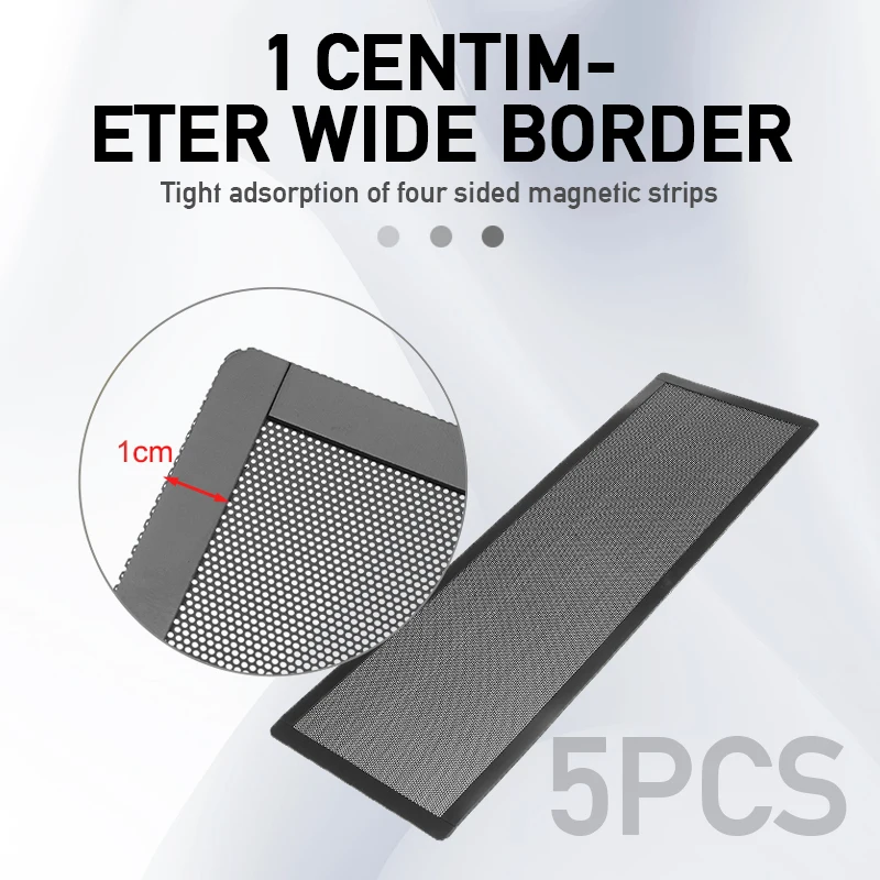 12-36cm Magnetic Frame Dust Filter Dustproof Mesh Cover Net Guard for PC Computer Case Cooling Fan Power Supply PC Fan Dust Pad