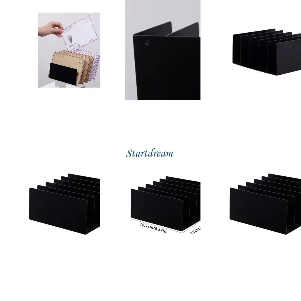 

Настольный файл сортировщика Metal Magazine Stack Desk Pail File School Supplies K92C