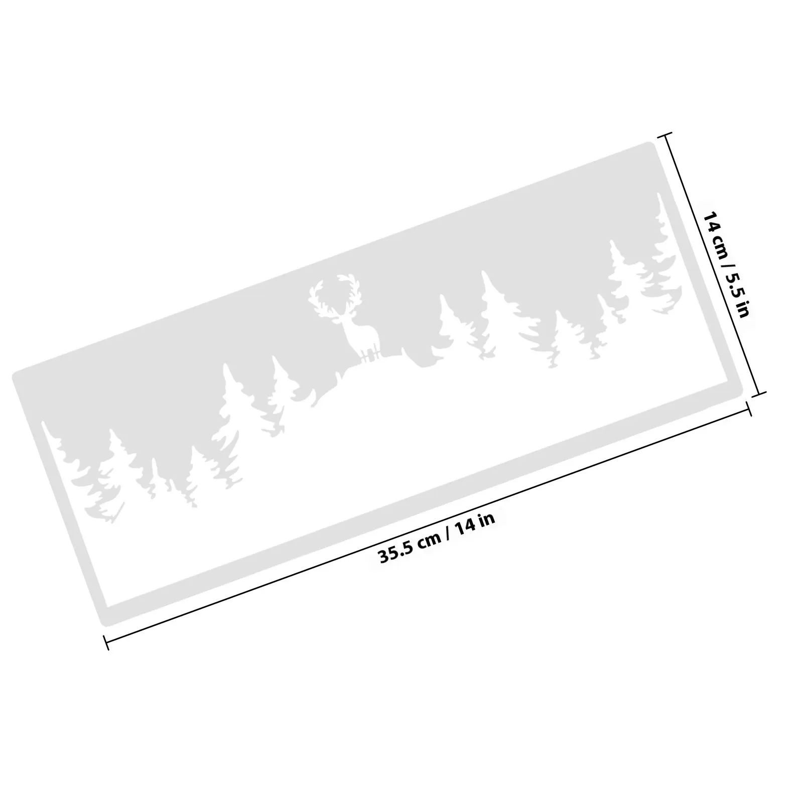 10Pcs Christmas Tree Stencils Reusable Decorative Wall Painting Stencils for DIY Crafts Greeting Cards Furniture Art Projects