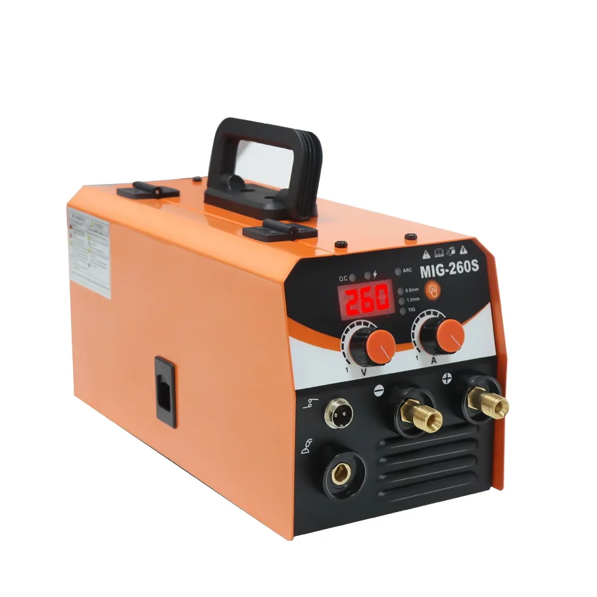 Portable Digital Display 220V IGBT Stick 260 Mig Inverter Mobile Welding Machine