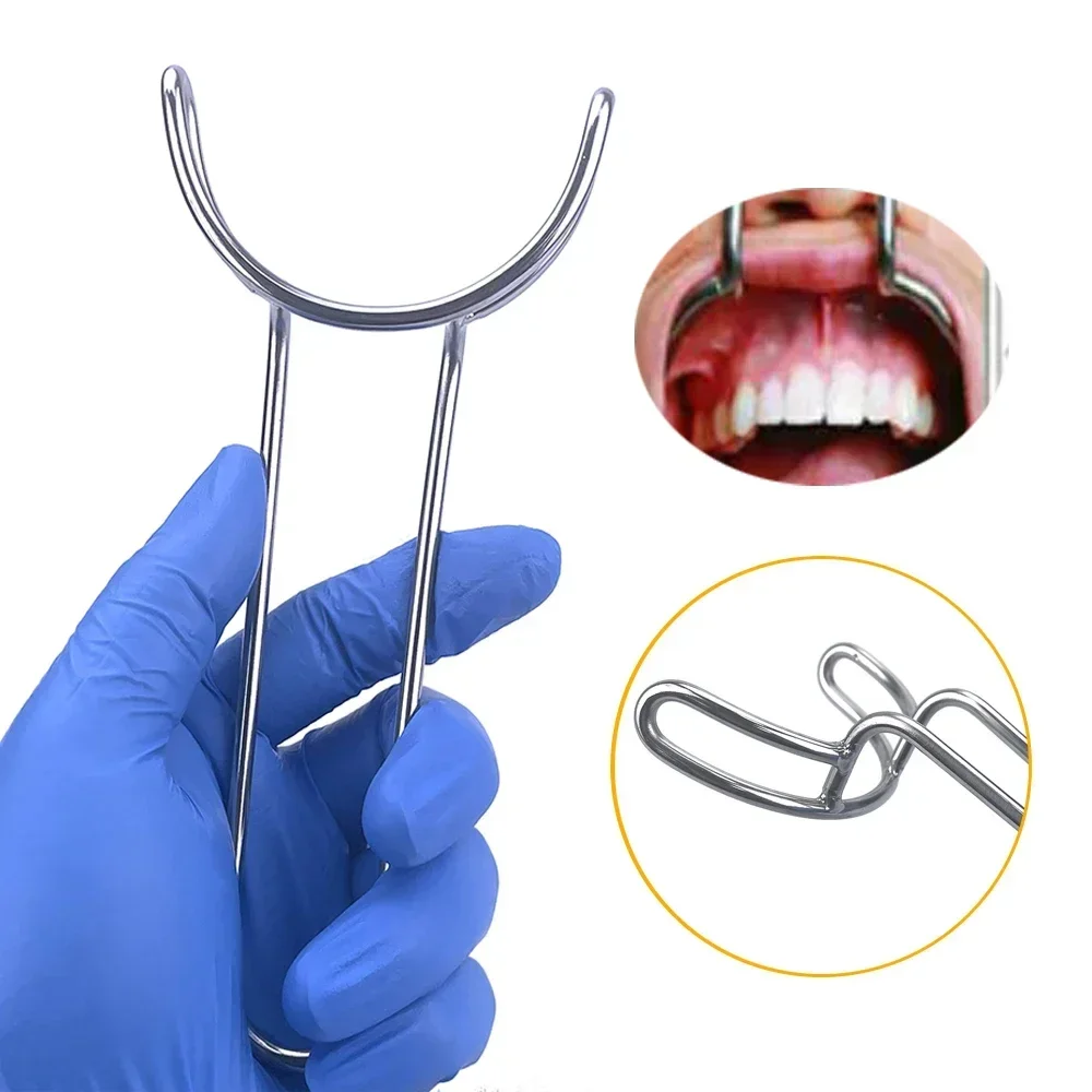 

Dental Cheek and Lip Retractor Stainless Steel Retractor Mouths Openers Dentist Instrument Autoclavable Tools