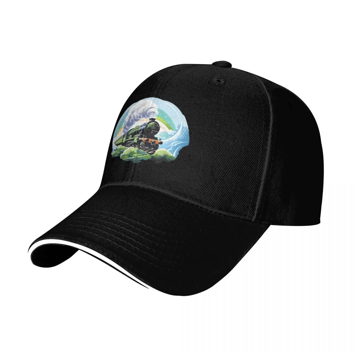 

Flying Scotsman Locomotive Train Baseball Cap |-F-| Winter hat golf hat genuine Trucker Hat Caps Male Women's