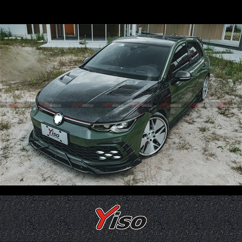 

Suitable for GOLF 8 GTI Carbon fiber Yiso V3 Modified Front Lip GOLF 8 GTI Carbon fiber Yiso V3 Front Spoiler Aerodynamic kit