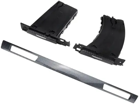 

3Pcs Cup Holder Trim for 2006-2013 3 Series E90 E91 E92 E93 - Carbon Fiber Finish