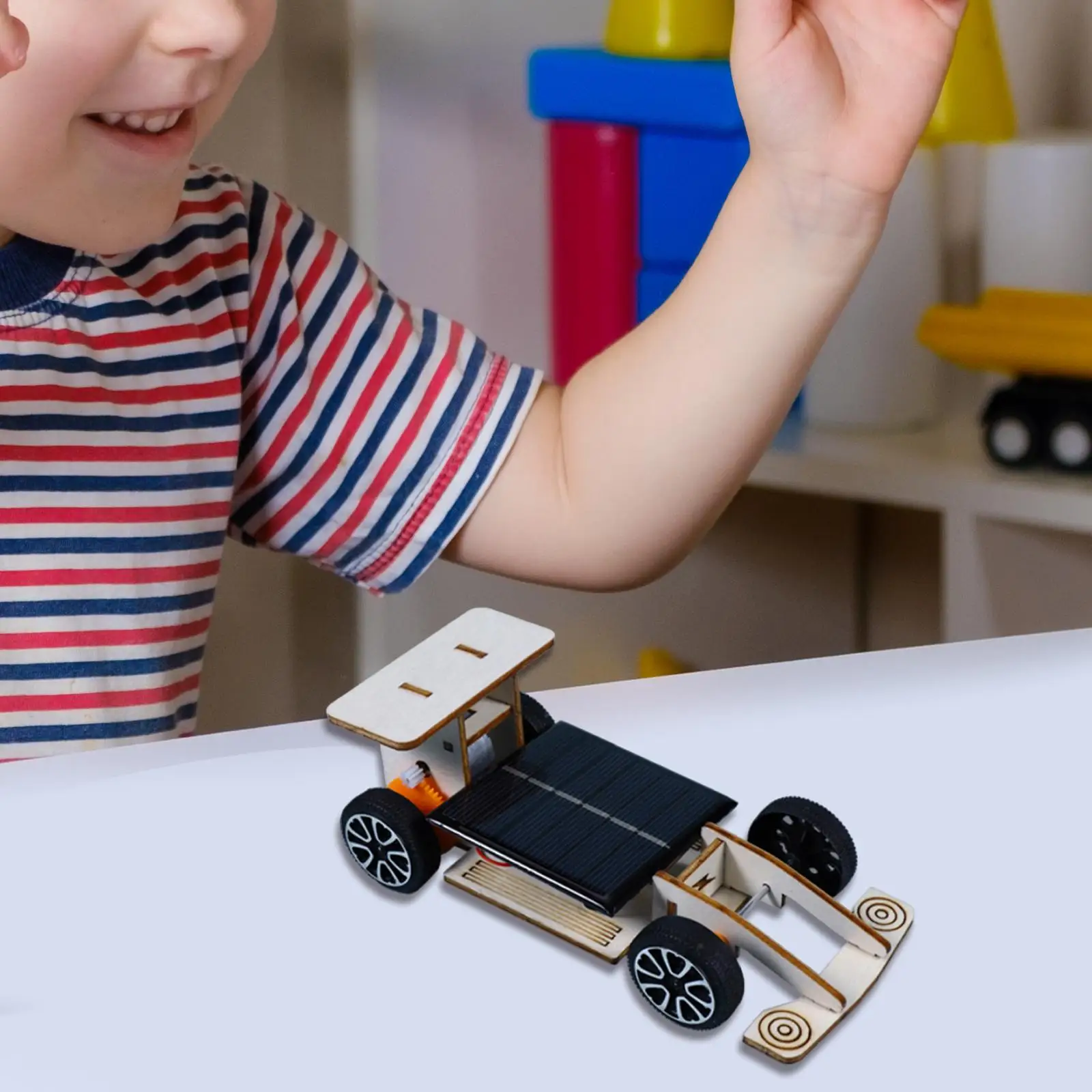 Wooden Set for Scientific Experiments - Car to Build, 3D Puzzle