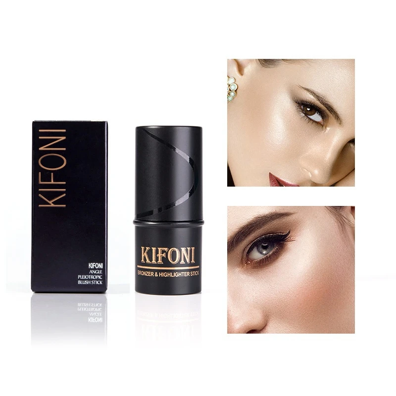 คอนทัวร์คอนทัวร์สีครีมทาแก้มไฮไลท์เตอร์3D 7สี maquiagem มีเม็ดสีสูง