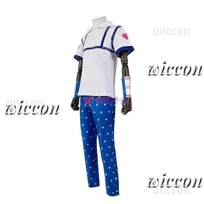 

asdh8@Anime JoJo Bizarre Johnny Joestar Cosplay Costume Uniform Wig 2style hat Halloween Party Outfit Suit Men Women Customi