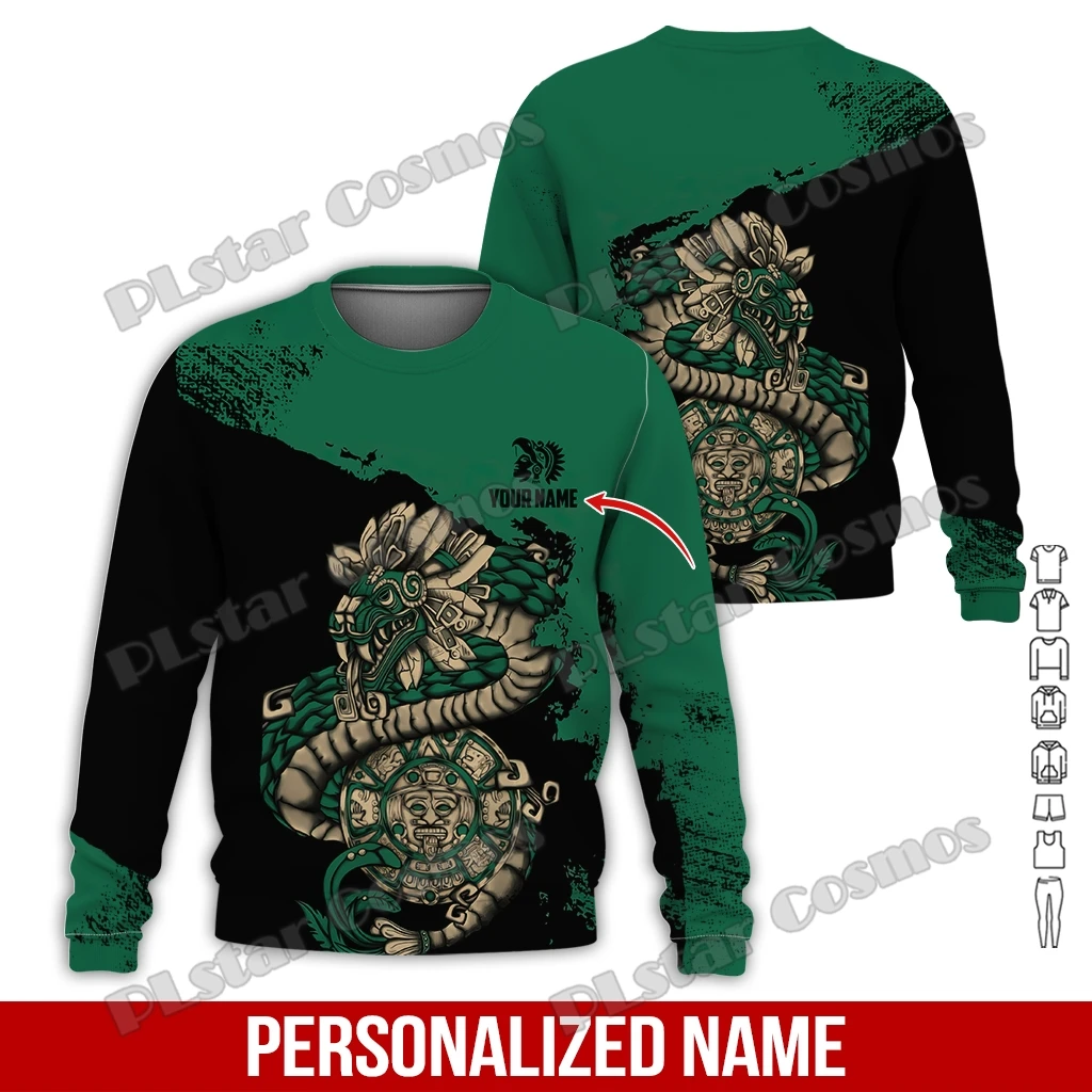 

Personalized Name Mexico Coat Of Arms 3D All Over Printed Fashion Men's Sweatshirt Unisex Casual Long-sleeved Pullover TDD180