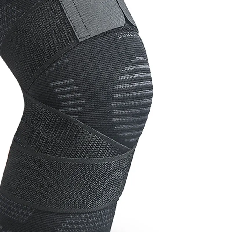 1pc unter Druck abnehmbare gestrickte Sport knies chützer Badminton Running Fitness Outdoor Bergsteigen Knies chützer – Detail 3