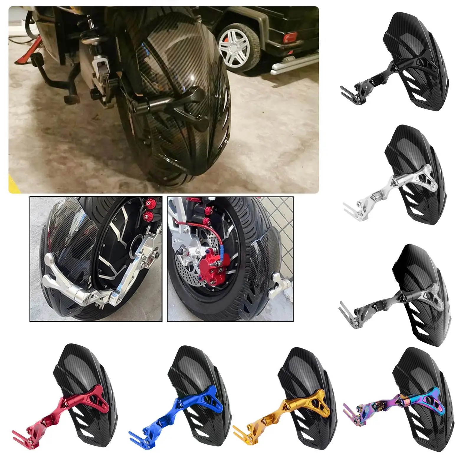 Paralama traseiro da motocicleta para 155 protetor universal nova atualização